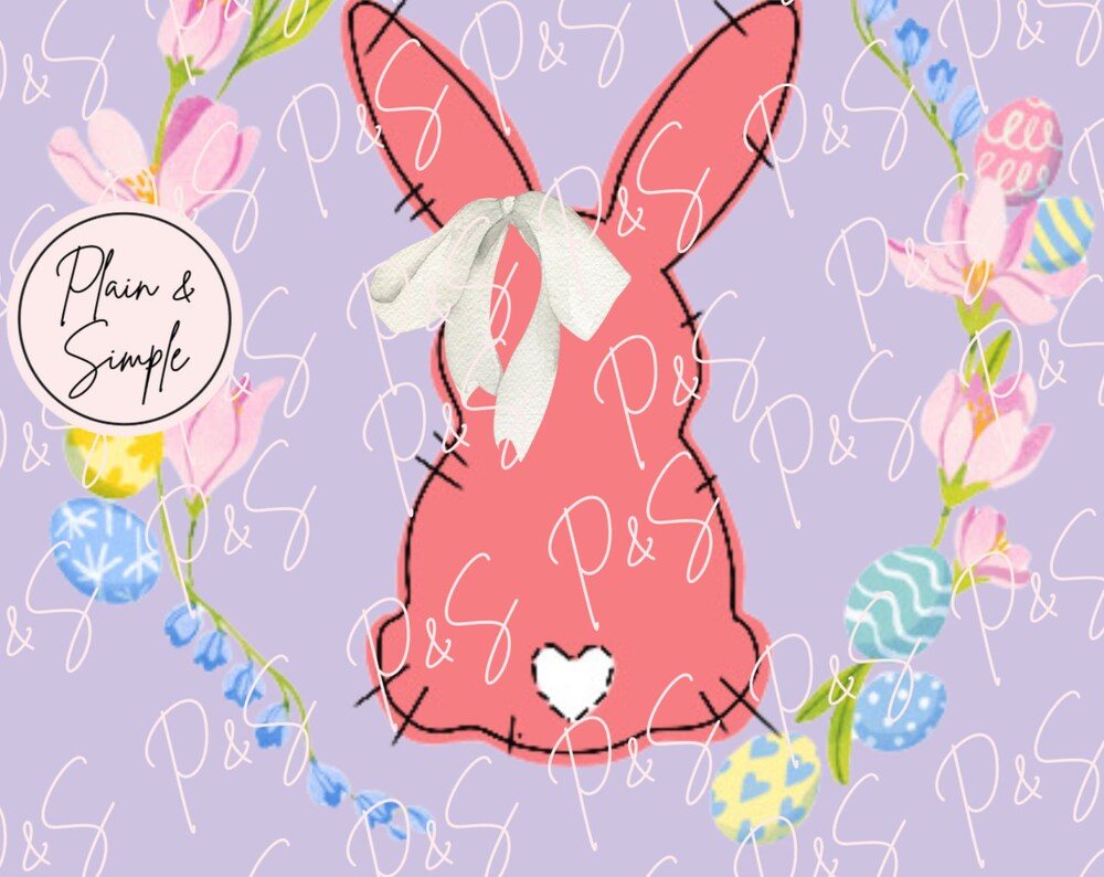 Easter Bunny- Applique, PNG, Digital Download