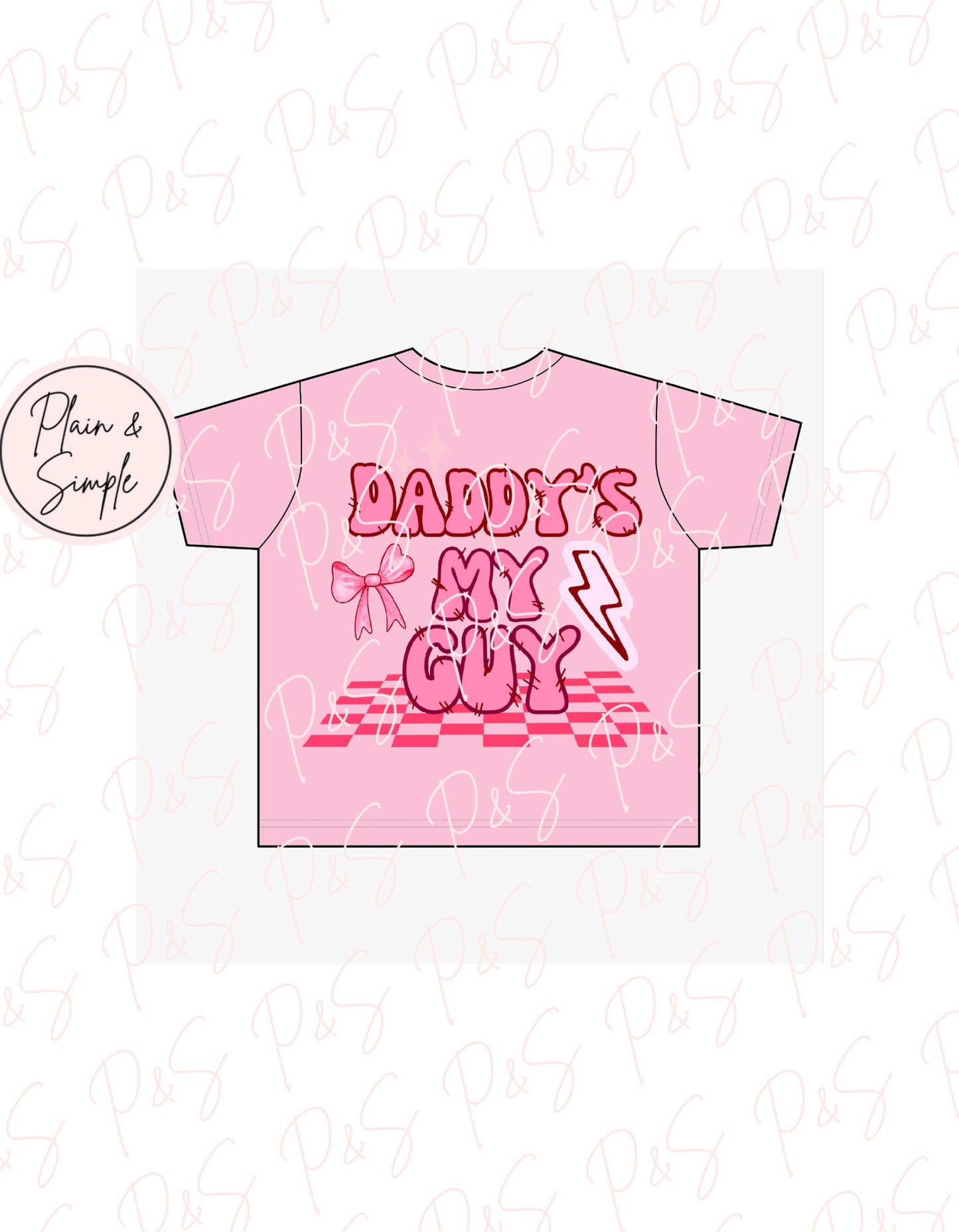 Daddy’s my Guy svg- Applique, PNG, Digital Download for sublimation and printables